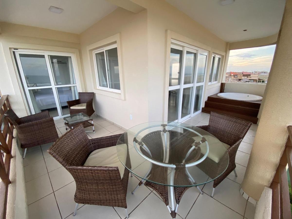 Beachfront Apt & Jacuzzi Taíba Esterno foto